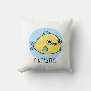 Coussin Fintastic Funky Fish Pun