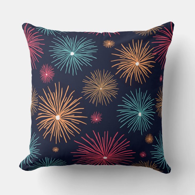 Coussin Fireworks (Recto)