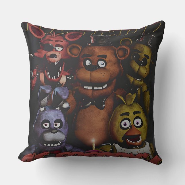 Coussin Five Nights at Freddy's Throw Pillow (Recto)