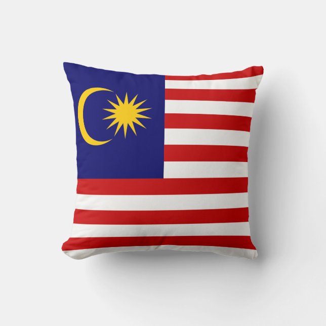 Coussin Flag malaisien (Recto)