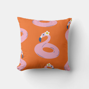 Coussin Flamant rose Float Amusement