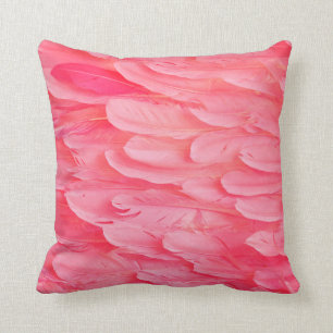 Coussin Flamant rose rose Feathersflamingo, plume, rose, t