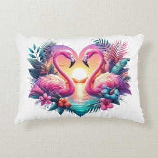 Coussin Flamant rose Sunset