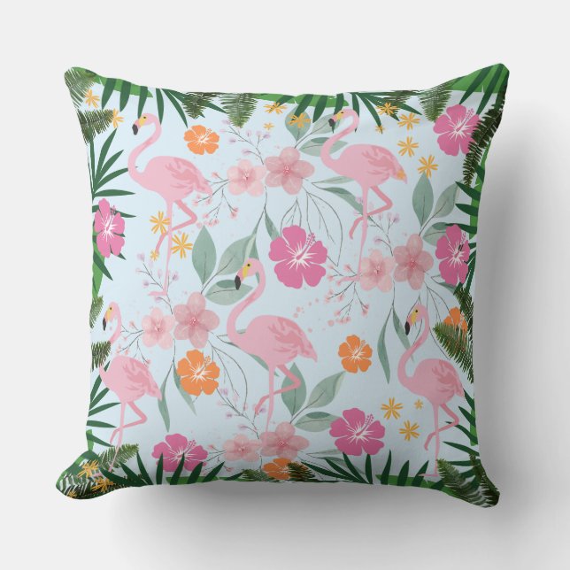 COUSSIN FLAMANTS ROSES (Recto)