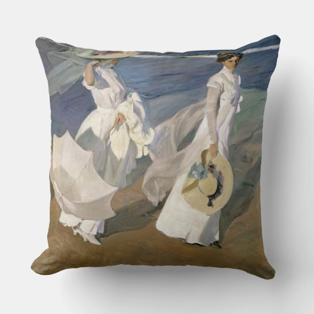 Coussin Flâner le long du littoral, 1909 (Recto)