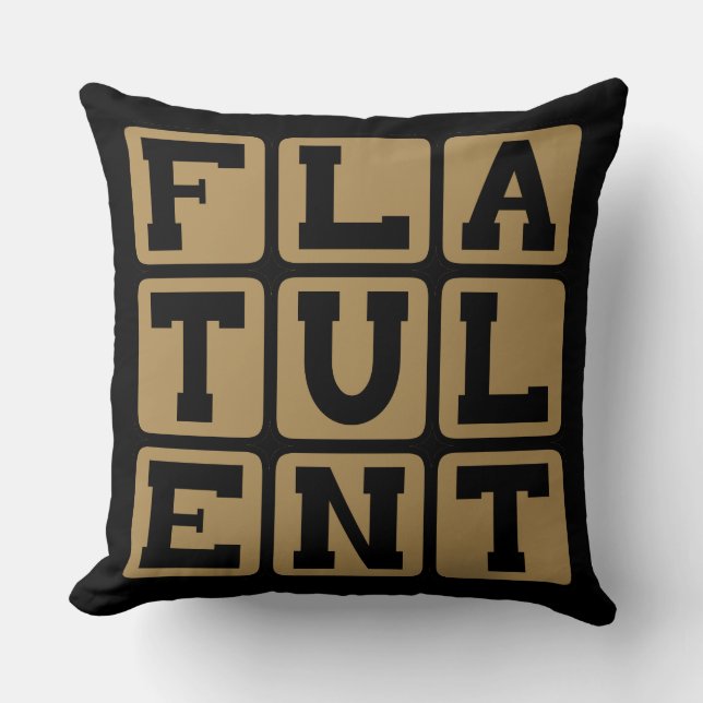Coussin Flatulent, Plein de Pets (Recto)