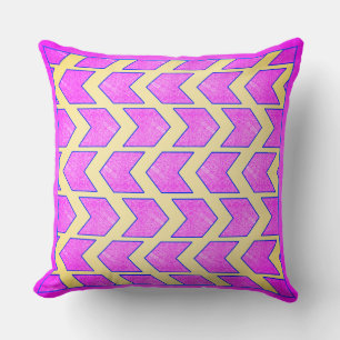 Coussin Flèche Chevron violet claire