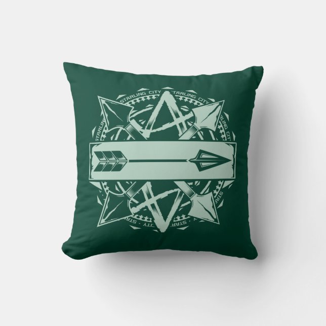 Coussin Flèche | Insigne de flèche de la ville de Starling (Recto)