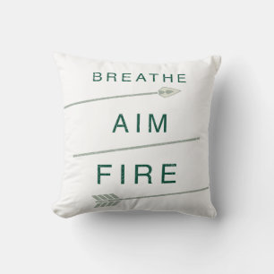 Coussin Flèche   Respirer le feu de l'objectif