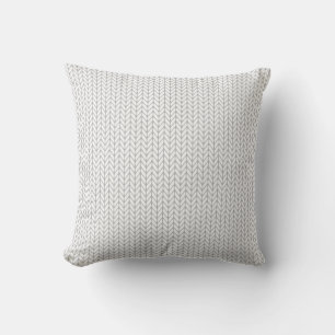 Coussin Flèches blanches Chevron