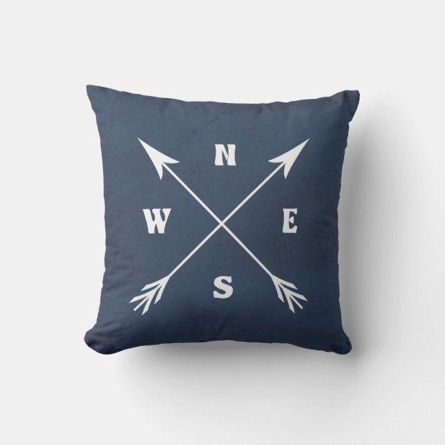 Coussin Flèches compass (Recto)