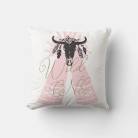 Flèches de Tipi Rose & Noir Bohème Chic Sauvage UN