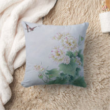 Fleur chinoise avec papillon