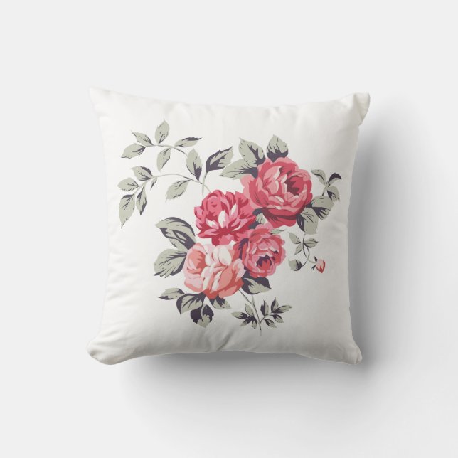 Coussin fleur classique (Recto)