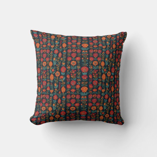 Coussin Fleur d'automne" (Recto)