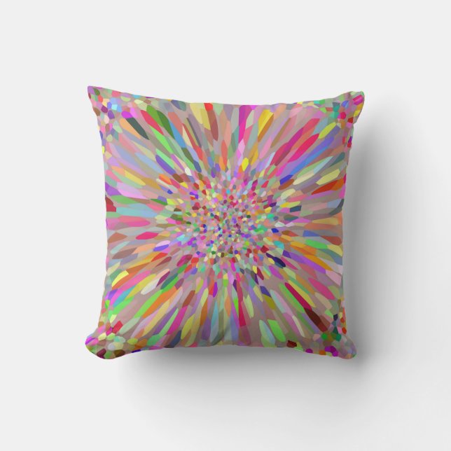 Coussin Fleur de Confetti Été (Recto)