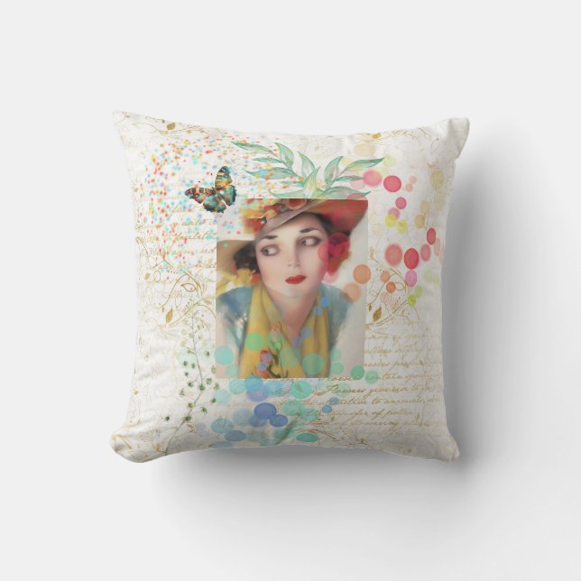 Coussin Fleur de fille (Recto)