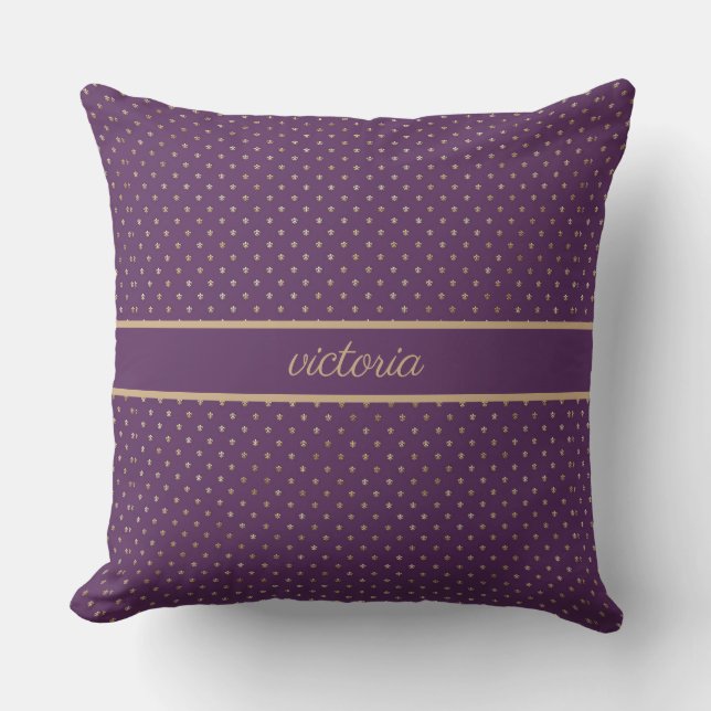 Coussin Fleur de Lis Motif (Recto)