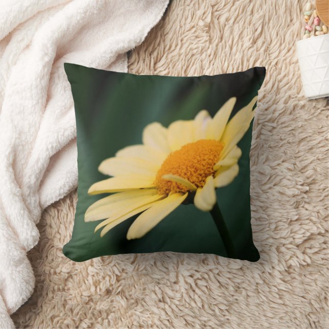 Coussin Fleur de marguerite jaune gros (Couverture)