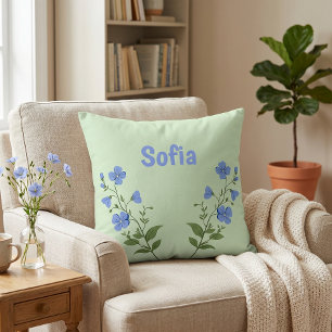 Coussin Fleur de marguerite moderne personnalisée mignonne