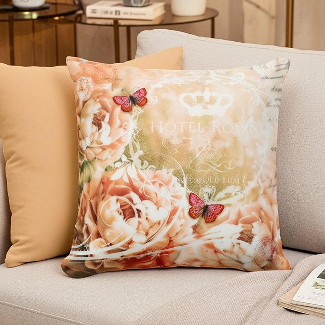 Coussin Fleur de pêche douce (Créateur téléchargé)