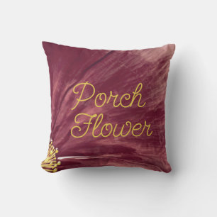 Coussin Fleur de porche / Puerto Madera /