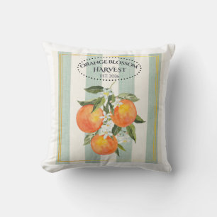 Coussin Fleur d'Oranger - Label Citrus Méditerranéen
