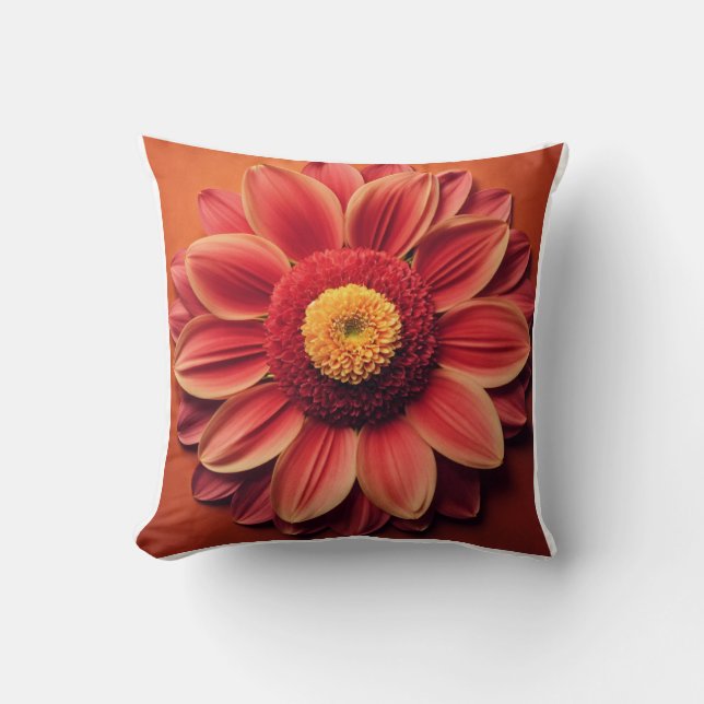 Coussin Fleur d'oreiller projetée imprimée (Recto)