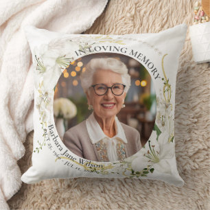 Coussin Fleur En Souvenir Mémorial Funéraire Garde