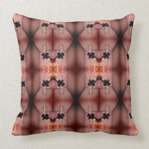 Coussin Fleur enflammée Abstraite deux