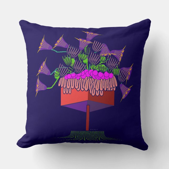 Coussin Fleur Fantastique (Recto)