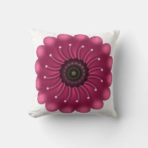 Coussin Fleur Fantastique Rose Luminescente Fleur Floral
