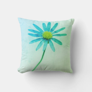Coussin fleur Happy Blue Daisy