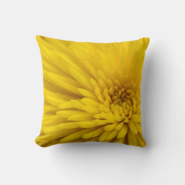Coussin Fleur jaune (Recto)