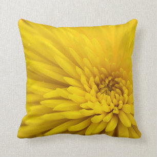 Coussin Fleur jaune