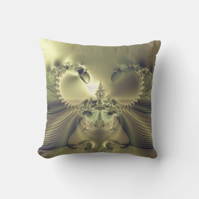 Coussin Fleur Métallique (Recto)