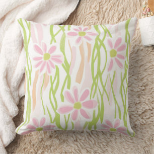 Coussin Fleur pastel rétro (9)