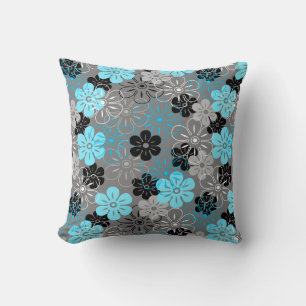 Coussin Fleur Pluie Floral Rétro Hawaïen