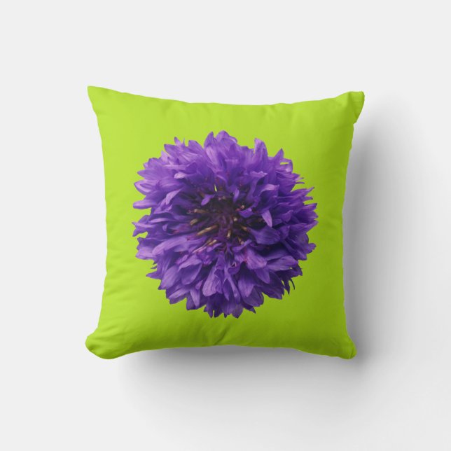 Coussin Fleur pourpre (Recto)