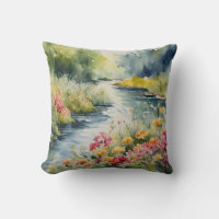 Fleur sauvage Creek Mountains Waterscape Waterscap