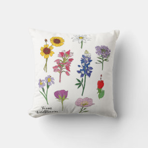 Coussin Fleur sauvage du Texas