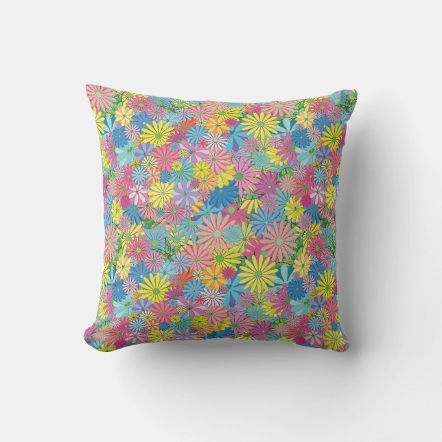 Coussin Fleur simple (Recto)