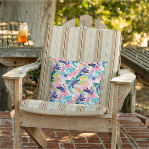 Coussin Fleur tropicale en extérieur