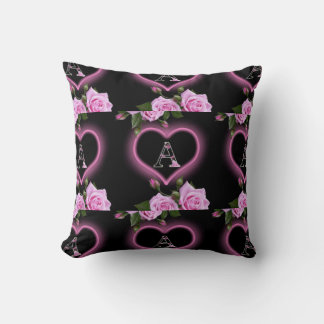 Coussin Fleur Un logo design avec image du coeur