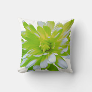 Coussin Fleur vert vert vert vert pâle marguerite