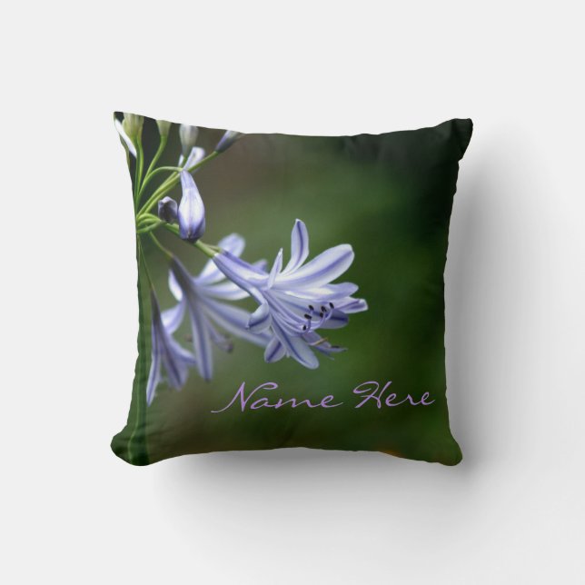 Coussin Fleur violet Photographie Jeu d'oreillers (Recto)