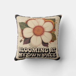 Coussin Fleurir à mon propre rythme