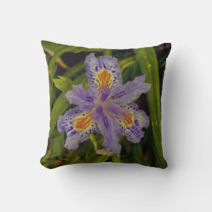 Coussin fleurir en violet