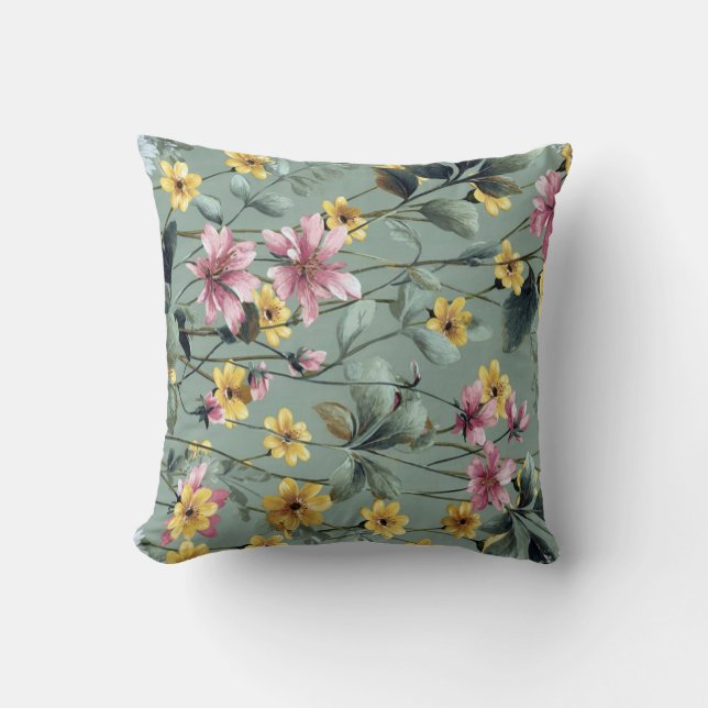 Coussin fleurs (Recto)