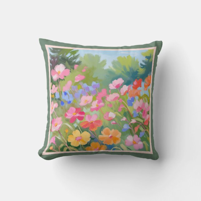 Coussin Fleurs (Recto)